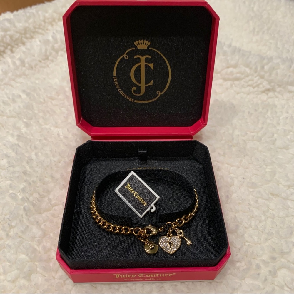 Juicy Couture 7” Gold Adjustable Bracelet